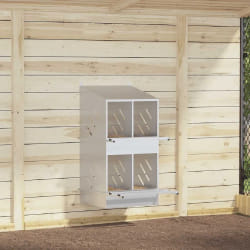 vidaXL Nichoir de poules avec 4 compartiments