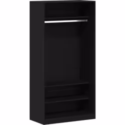 Cette armoire moderne en chêne noir est le mélange parfait de style et de praticité. Elle est super pour n'importe quelle cha ...