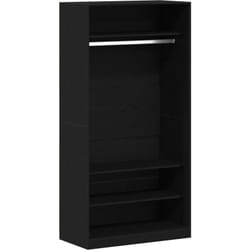Armoire en chêne noir , 100 x 50 x 200 cm - Fabriquée en bois d'ingénierie Vidaxl