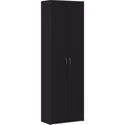Ce cabinet de bureau moderne en chêne noir est un super choix pour ton espace de vie. Il s'intègre bien à ta déco tout en off ...