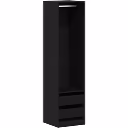 Cette armoire moderne en chêne noir est stylée et super fonctionnelle. Elle améliore ta chambre avec son design épuré tout en ...