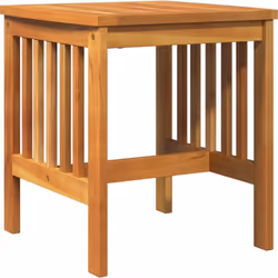 Cette table d'appoint rustique en bois d'acacia massif est exactement ce qu'il te faut pour les espaces extérieurs, combinant ...