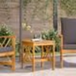Table d'appoint de jardin vidaXL Marron 45x45x50 cm en bois d'acacia massif