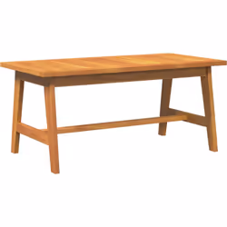Cette table basse en bois d'acacia massif apporte une ambiance rustique et une construction solide, faisant d'elle un joli aj ...