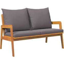 Vidaxl - Ensemble de bistro 2 pièces avec coussins - En bois d'acacia massif
