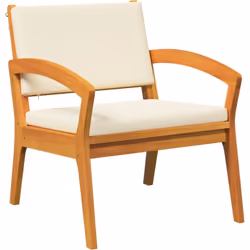 Ce canapé d'extérieur crème est parfait pour n'importe quel espace, combinant style moderne et assises confortables. Fait en  ...