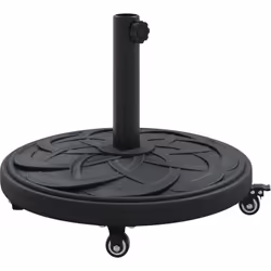 Cette base de parasol ronde en acier offre une super stabilité pour vos parasols extérieurs, vous permettant de profiter de l ...
