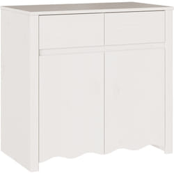 Vidaxl - Buffet 'drammen' Blanc 79x43x75,5 cm Bois Massif Pin