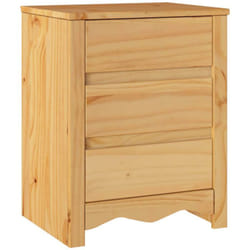 Cabinet de chevet Chêne 45 x 35 x 56 cm Bois massif en pin Vidaxl