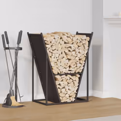 Gardez vos bûches bien rangées et faciles d'accès grâce à ce support robuste et stable pour le bois de chauffage ! Robuste et ...