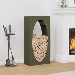 Gardez vos bûches bien rangées et faciles d'accès grâce à ce support robuste et stable pour le bois de chauffage ! Robuste et ...