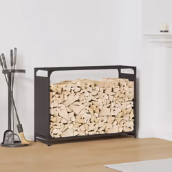 Gardez vos bûches bien rangées et faciles d'accès grâce à ce support robuste et stable pour le bois de chauffage ! Robuste et ...