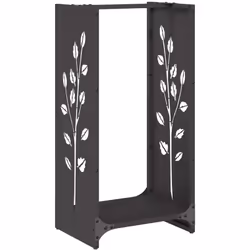 Gardez vos bûches bien rangées et faciles d'accès grâce à ce support robuste et stable pour le bois de chauffage ! Robuste et ...
