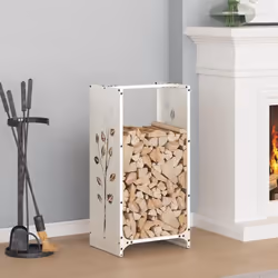 Gardez vos bûches bien rangées et faciles d'accès grâce à ce support robuste et stable pour le bois de chauffage ! Robuste et ...