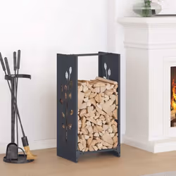 Gardez vos bûches bien rangées et faciles d'accès grâce à ce support robuste et stable pour le bois de chauffage ! Robuste et ...