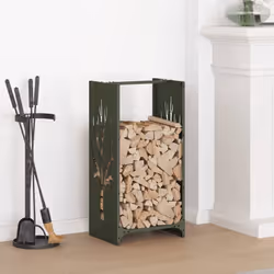Gardez vos bûches bien rangées et faciles d'accès grâce à ce support robuste et stable pour le bois de chauffage ! Robuste et ...