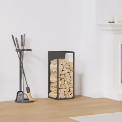 Gardez vos bûches bien rangées et faciles d'accès grâce à ce support robuste et stable pour le bois de chauffage ! Robuste et ...