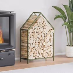 Gardez vos bûches bien rangées et faciles d'accès grâce à ce support robuste et stable pour le bois de chauffage ! Robuste et ...