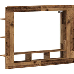 Vidaxl - Meuble tv Mural Bois Vieilli 152x22x113 cm