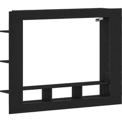 Vidaxl - Meuble tv mural Chêne noir 152x22x113 cm