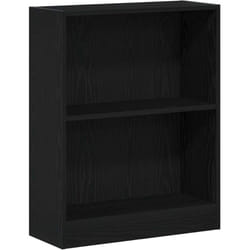 Meuble à Livres Noir 60 x 24 x 76 cm Bois d'ingénierie Vidaxl