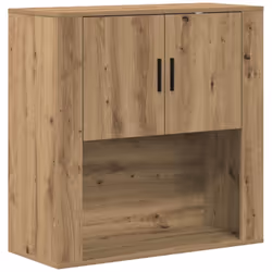 Le cabinet de rangement en bois massif apporte une vraie touche de charme rustique à ton salon ou ta salle à manger. Conçu av ...