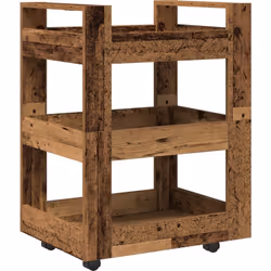 Ce chariot de cuisine combine style et praticité, parfait pour toute cuisine moderne. Avec son look rustique, il a une belle  ...
