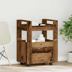 Chariot de cuisine Bois ancien 60 x 45 x 80 cm Vidaxl