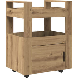Vidaxl - Chariot de cuisine Chêne artisanal 60x45x80 cm Bois d'ingénierie