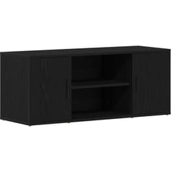 Vidaxl - Meuble tv Chêne noir 100 x 35 x 40 cm Bois d'ingénierie