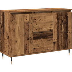 Vidaxl - Buffet avec portes et tiroirs en vieux bois 101,5x35x70 cm