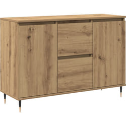 Vidaxl - Buffet avec portes et tiroirs Chêne Artisan 101,5x35x70 cm