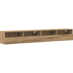Vidaxl - Meubles tv 2 pcs Chêne artisan 100x30x30 cm Bois d'ingénierie
