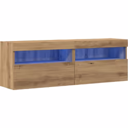 Ce meuble TV en chêne artisanal est une vraie pièce maîtresse pour n'importe quel salon ou home cinéma. Il mêle fonctionnalit ...