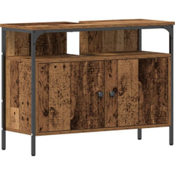 Vidaxl - Meuble sous lavabo Bois ancien 80x30x60 cm en bois reconstitué