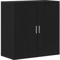 Buffet Chêne noir 79 x 38 x 80 cm Bois d'ingénierie Vidaxl