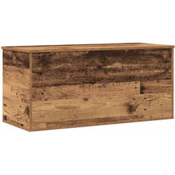 Boîte de Rangement avec stockage Bois ancien 100 x 42 x 46 cm vidaXL