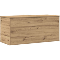 Coffre de rangement avec couvercle Chêne artisan 100x42x46 cm Bois d'ingénierie vidaXL