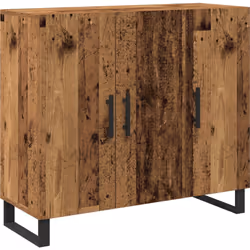 Ce buffet rustique en bois massif récupéré allie fonctionnalité et style, créant une ambiance accueillante dans n'importe que ...