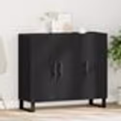 Bahut en chêne noir - vidaXL - Étagères ajustables - Grand rangement - Design moderne