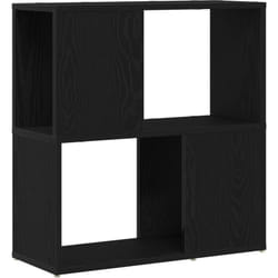 Vidaxl - Bibliothèque Noire en Chêne 60x24x63 cm en Bois d'Ingénierie