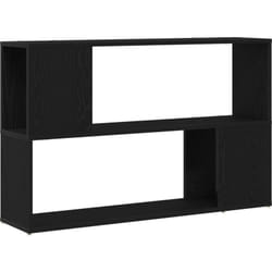 Tagère Chêne Noir 100x24x63 cm en bois d'ingénierie Vidaxl