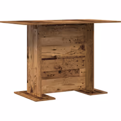 Cette table à manger rustique a un style sympa et robuste, avec une finition bois vieilli qui apporte chaleur et caractère à  ...