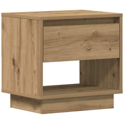 Table de nuit chêne artisanal 45 x 34 x 44 cm Bois d'ingénierie Vidaxl