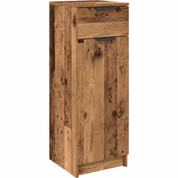 Cette armoire compacte et rustique, faite en bois massif récupéré, allie le style et la praticité. Elle apporte une touche ch ...