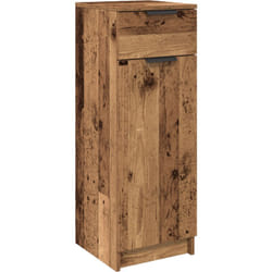 Vidaxl - Meuble de salle de bain en bois ancien 32x34x90 cm en bois d'ingénierie