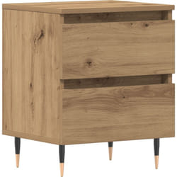 Table de chevet en chêne artisan 40x35x50 cm en bois reconstitué Vidaxl