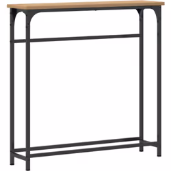Cette table rectangulaire industrielle marie style et fonctionnalité, elle est parfaite pour tout salon ou bureau à la maison ...