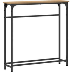 Vidaxl - Table Console Artisan Chêne 75x19,5x75 cm Bois composite et Acier
