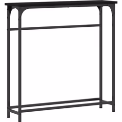 Cette table d'appoint avec sa belle finition en chêne noir, c'est un ajout moderne à toute pièce. Son design compact la rend  ...